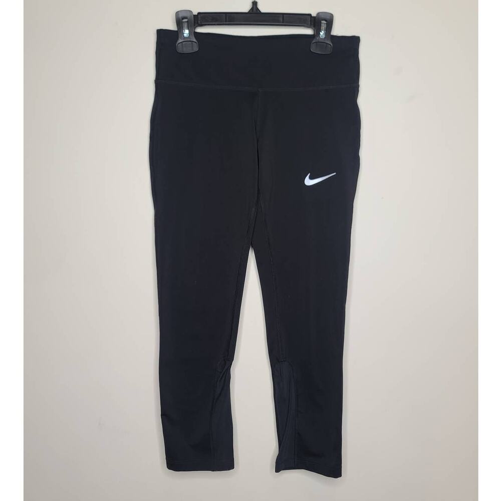 Nike Dri-Fit black running capri leggings - XS